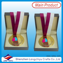 Ghana Trophäen und Medaillen, Goldmedaille Ribbon mit Medaille Box für Regierung (lzy00044)
